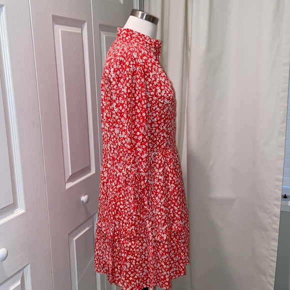 🎉HPx2🎉 J.Crew Shirtdress in tossed bouquet print Sz XXS - Picture 6 of 13